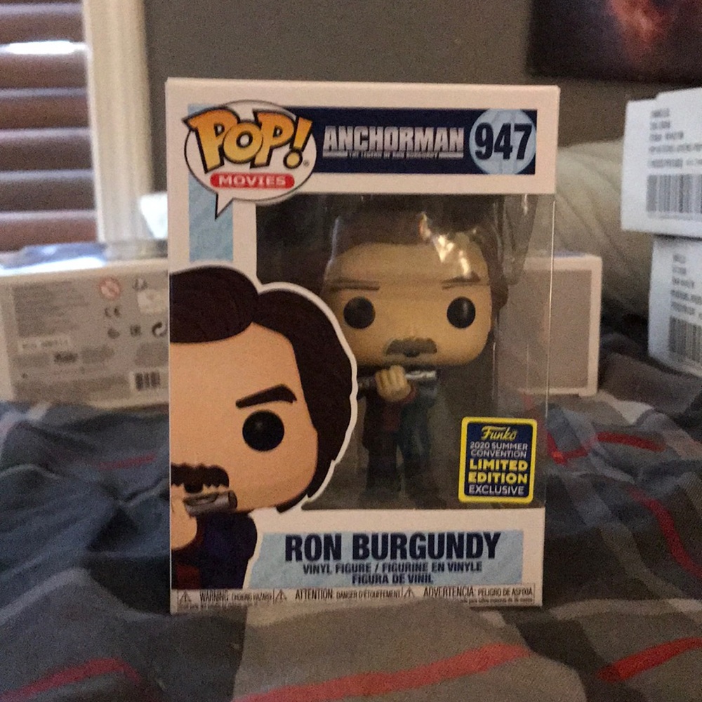 Anchorman: Ron Burgundy with flute SDCC Funko POP